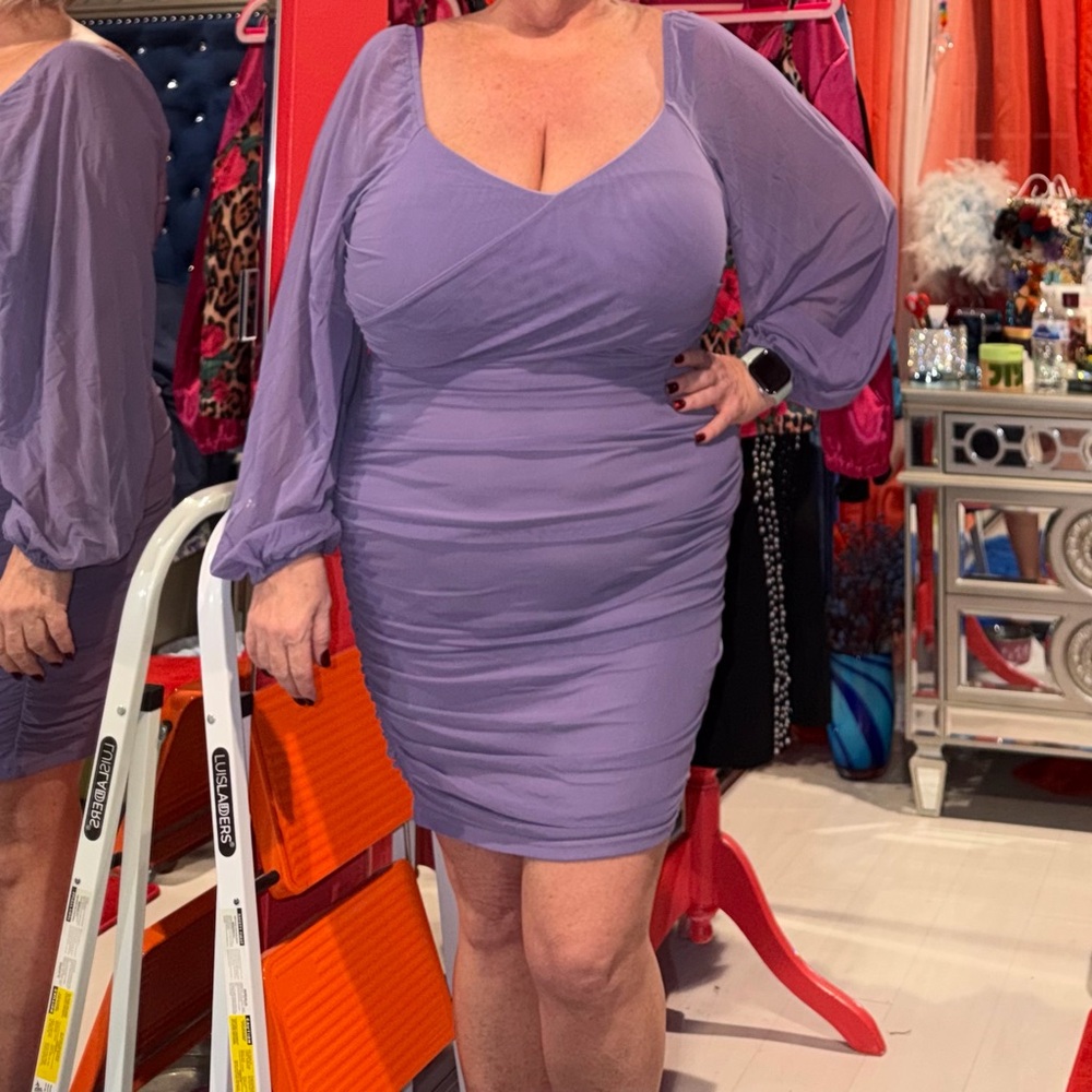 Elegant Purple Dress